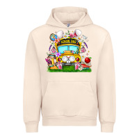 Sandshell Easter School Bus Urban Hoodie - CowhideDigitalArt