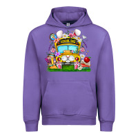 Tulip Easter School Bus Urban Hoodie - CowhideDigitalArt