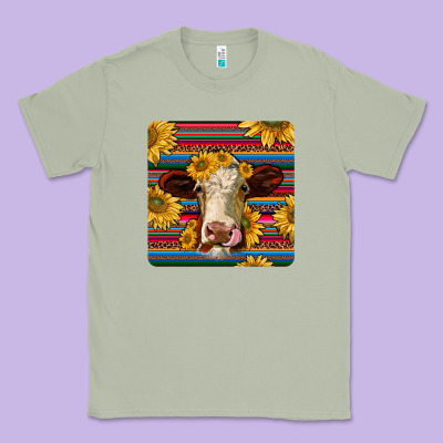 Serape Hereford Coaster Classic Tee Designed By Jahusdesignshop