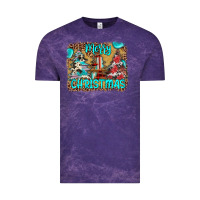 Cloud Purple merry christmas Vintage Tee - JahusDesignShop