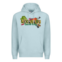 Blue Mist Luckiest lunch lady St. Patrick's Day Premium Hoodie - CowGirlArtShop