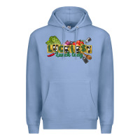 Colony Blue Luckiest lunch lady St. Patrick's Day Premium Hoodie - CowGirlArtShop