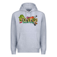 Heather Grey Luckiest lunch lady St. Patrick's Day Premium Hoodie - CowGirlArtShop