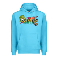 Ocean Blue Luckiest lunch lady St. Patrick's Day Premium Hoodie - CowGirlArtShop