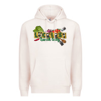 Pale Pink Luckiest lunch lady St. Patrick's Day Premium Hoodie - CowGirlArtShop