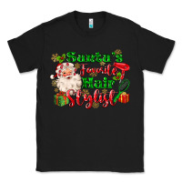 Black santas favorite hair stylist Classic Tee - MaliasSmallBusiness