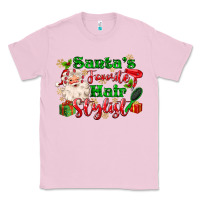 Bubblegum Pink santas favorite hair stylist Classic Tee - MaliasSmallBusiness