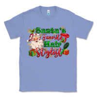 Colony Blue santas favorite hair stylist Classic Tee - MaliasSmallBusiness