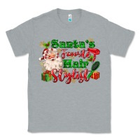 Heather Grey santas favorite hair stylist Classic Tee - MaliasSmallBusiness