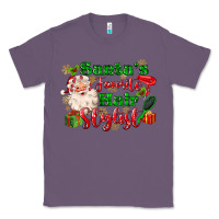 Lavender santas favorite hair stylist Classic Tee - MaliasSmallBusiness