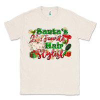 Natural santas favorite hair stylist Classic Tee - MaliasSmallBusiness
