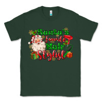 Sports Green santas favorite hair stylist Classic Tee - MaliasSmallBusiness