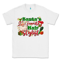 White santas favorite hair stylist Classic Tee - MaliasSmallBusiness
