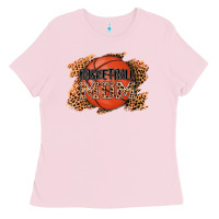 Bubblegum Pink basketball mom Ladies Tee - AdoDesignShop