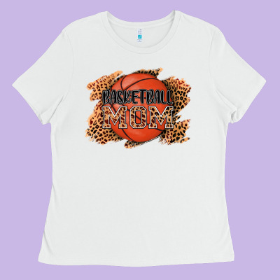Basketball Mom Ladies Tee Designed By Adodesignshop