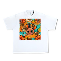 White thanksgiving turkey and cone with tartan seamless pattern bbs Urban Heavy Tee - BundleAndBundleShop