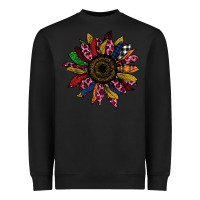 Black Cheetah Christmas Sunflower Heavyweight Sweatshirt - Bettercallsaul