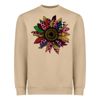 Cheetah Christmas Sunflower Heavyweight Sweatshirt | Teevron