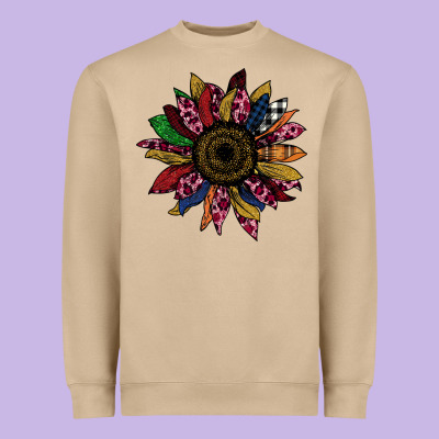 Cheetah Christmas Sunflower Heavyweight Sweatshirt Designed By Bettercallsaul