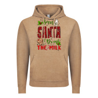 Vintage Coffee sorry santa ı drank the milk Vintage Hoodie - MaliasSmallBusiness
