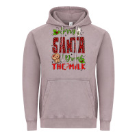 Vintage Zinc sorry santa ı drank the milk Vintage Hoodie - MaliasSmallBusiness