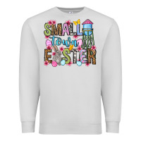 Dove Grey Easter Day Small town Easter Premium Sweatshirt - OliviaCreatesArt