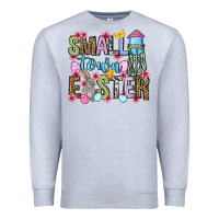Heather Grey Easter Day Small town Easter Premium Sweatshirt - OliviaCreatesArt