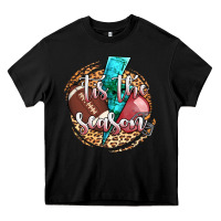 Black tis the season football helmet Heavy Core Tee - AdoDesignShop