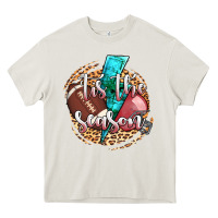 Tis The Season Football Helmet Heavy Core Tee | Teevron