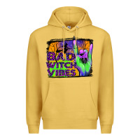 Antique Gold bad witch vibes Premium Hoodie - JahusDesignShop