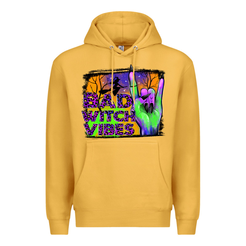 Bad Witch Vibes Premium Hoodie by JahusDesignShop | Teevron