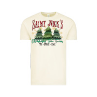 Vintage Arctic Saint Nick's Christmas Tree Farm Vintage Tee - MaliasSmallBusiness
