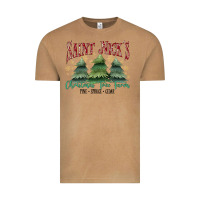 Vintage Camel Saint Nick's Christmas Tree Farm Vintage Tee - MaliasSmallBusiness