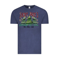 Vintage Denim Saint Nick's Christmas Tree Farm Vintage Tee - MaliasSmallBusiness