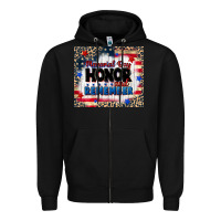 Black memorial day honor and remember Zipper Hoodie - CowGirlArtShop