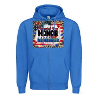 True Royal memorial day honor and remember Zipper Hoodie - CowGirlArtShop