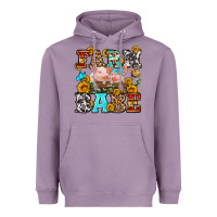 Lavender western farm babe Heavyweight Hoodie - OliviaCreatesArt