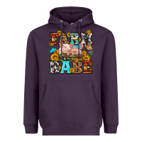 Plum western farm babe Heavyweight Hoodie - OliviaCreatesArt
