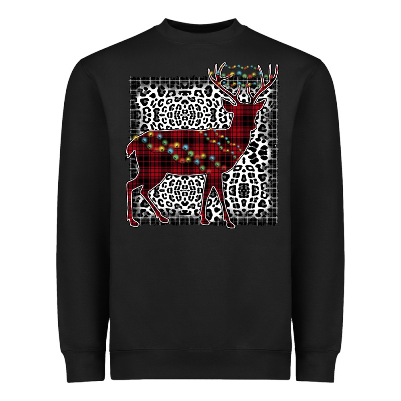 Christmas Deer Heavyweight Sweatshirt by Bettercallsaul | Teevron