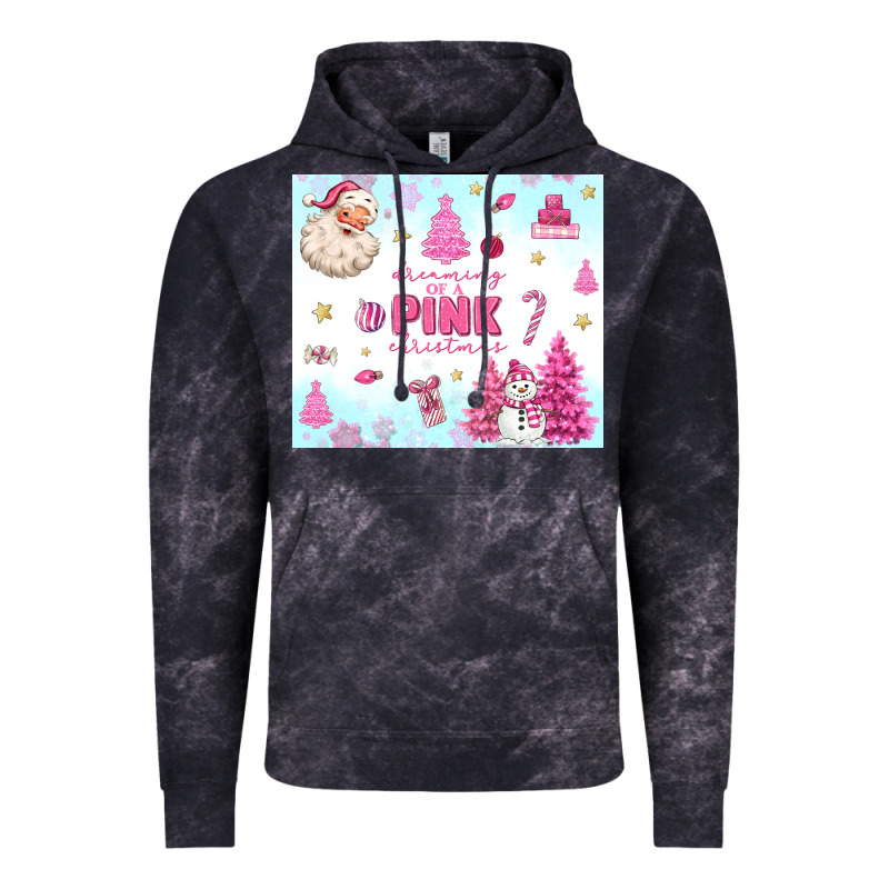 Dreaming Of A Pink Christmas Vintage Hoodie by MaliasSmallBusiness | Teevron