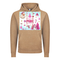 Vintage Coffee dreaming of a pink christmas Vintage Hoodie - MaliasSmallBusiness