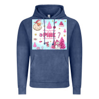 Vintage Denim dreaming of a pink christmas Vintage Hoodie - MaliasSmallBusiness