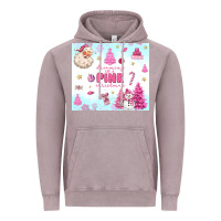 Vintage Zinc dreaming of a pink christmas Vintage Hoodie - MaliasSmallBusiness
