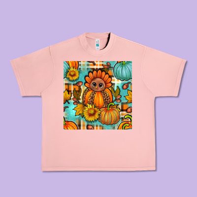 Thanksgiving Turkey With Tartan Seamless Pattern Bbs Urban Heavy Tee Designed By Bundleandbundleshop
