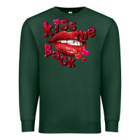 Sports Green Kiss me back Valentine's Day Premium Sweatshirt - FaDigitalArtStudio