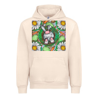 Sandshell Easter Bunny Urban Hoodie - CowhideDigitalArt