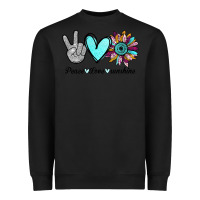 Black Peace Love Sunshine Heavyweight Sweatshirt - Bettercallsaul