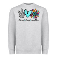 Heather Grey Peace Love Sunshine Heavyweight Sweatshirt - Bettercallsaul