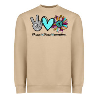 Mushroom Peace Love Sunshine Heavyweight Sweatshirt - Bettercallsaul