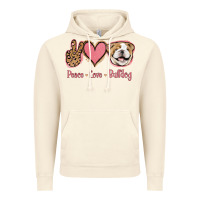 Vintage Artic Peace Love Bulldog Vintage Hoodie - Jasminsmagicworld